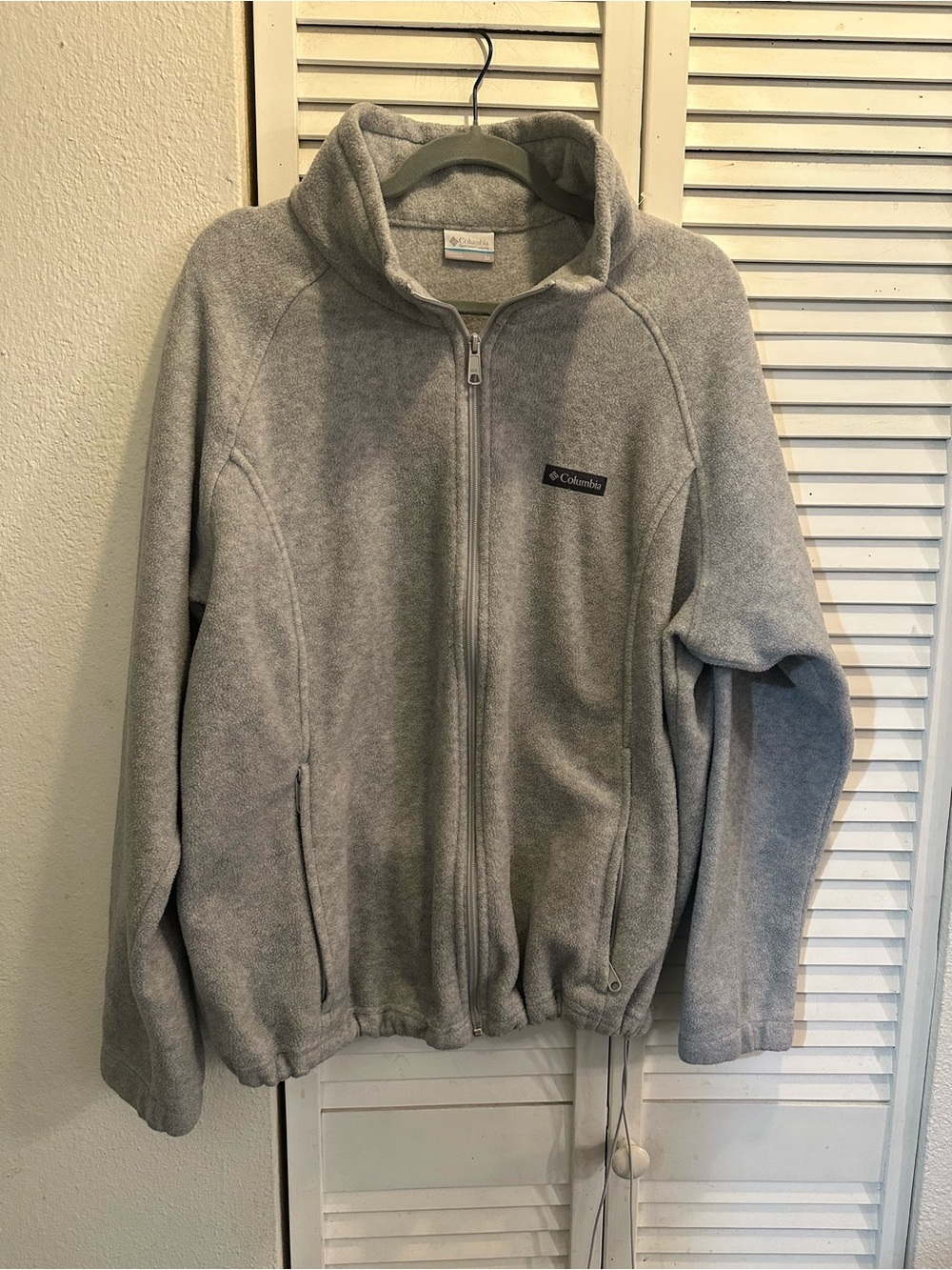 Columbia Gray Full-Zip Fleece Jacket